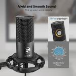 Fifine USB Condenser Microphone Kit with Boom Arm Stand