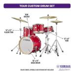 Yamaha Tour Custom Bop Drum Set