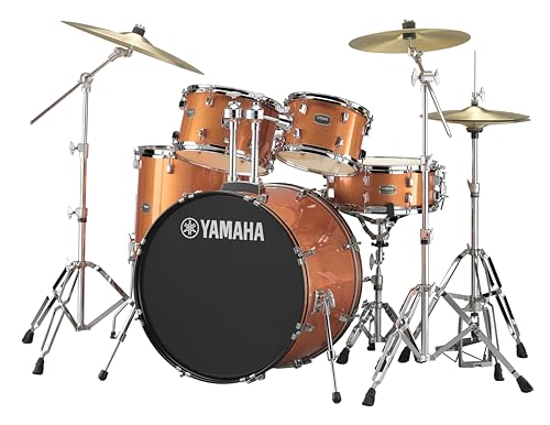 Yamaha Rydeen 5-Piece Drum Set, Orange Glitter Color