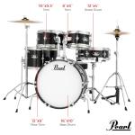 Pearl Roadshow Jr. 5pc Drum Set with Hardware
