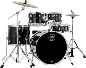 Mapex Venus Rock 5-pc Drum Set, Black Sparkle