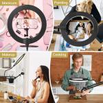 TONOR 10" Ring Light with Boom Arm & Phone Holder
