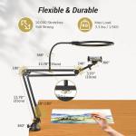 TONOR 10" Ring Light with Boom Arm & Phone Holder