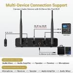 TONOR UHF Dual Wireless Microphone Set for Karaoke