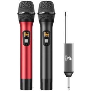 TONOR UHF Metal Dual Wireless Mic System(disposing mention of cordless and rechargeable)