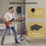 TONOR Isolation Shield Pack with Pop Filter & Stand