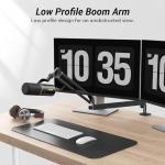 Desk Mount Mic Arm for Adjustable Microphone Stand