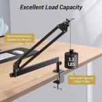 Desk Mount Mic Arm for Adjustable Microphone Stand