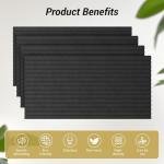 TONOR 4-Pack Large Self-adhesive Acoustic Wall Panels