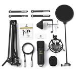 TONOR Professional Cardioid Studio Mic Kit with Accessories