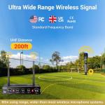 TONOR UHF Dual Wireless Microphone Set for Karaoke