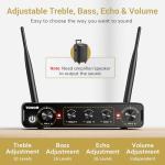 TONOR UHF Dual Wireless Microphone Set for Karaoke