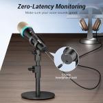 TONOR USB Dynamic Microphone with RGB for Podcasting