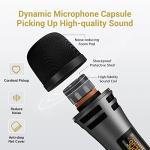 TONOR UHF Dual Karaoke Wireless Microphone Set - Grey