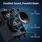 TONOR Wireless Karaoke Machine Dual Mic Bluetooth Speaker