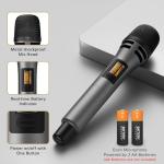TONOR Wireless Microphones System - 4x10 Channels, 200FT UHF