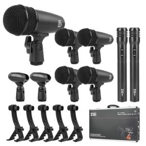 XTUGA MI7 7-Piece Drum Mic Kit with Accessories