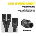 XTUGA DI7 7-Piece Drum Mic Set with Cables