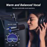 TONOR Dynamic Microphone with Boom Arm Stand - TD510+