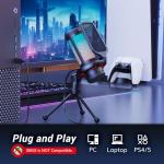 TONOR USB Gaming Mic with RGB Modes & Mute