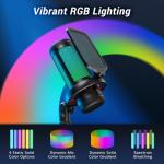 TONOR USB Gaming Mic with RGB Modes & Mute