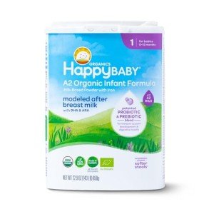 Happy Baby A2 Organic Infant Formula, 0-12 Months