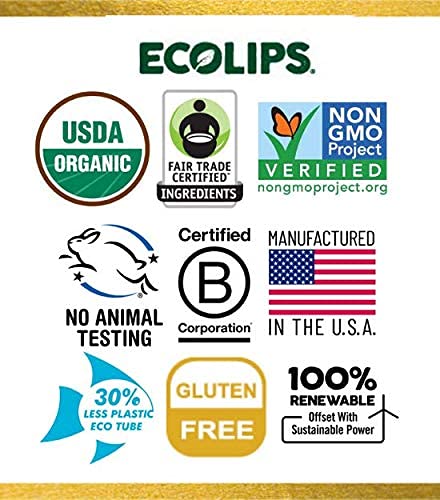 Eco Lips Hemp Lip Balm with Beeswax & Coconut Oil