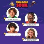 Final Boss Sour Candy - Super Sour Gummies, 10 Bags