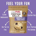 Chocolate Chip Cookie Dough Protein Balls - 8g Protein