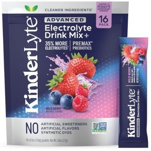 Kinderlyte Electrolyte Powder Drink Mix - Wild Berry