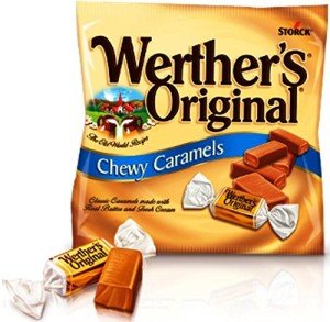 Chewy Caramel Snacks - Pack of 4