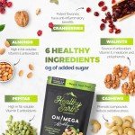 Gourmet Unsalted Mixed Nuts Trail Mix Snack