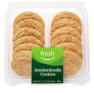Amazon Fresh Snickerdoodle Cookies, 12 Count