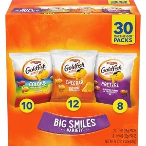 Goldfish Crackers Variety Pack – 30 Snack Packs