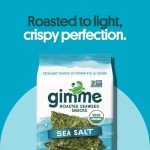 gimMe Organic Sea Salt Seaweed Snack Pack