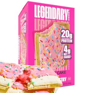 Birthday Cake Protein Pastry Bars - Keto Friendly