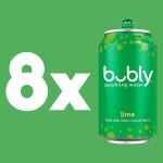 Bubly Lime Sparkling Water, Zero Sugar, 8-Pack