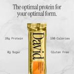 David High Protein Peanut Butter Chocolate Bars, 12 Pack