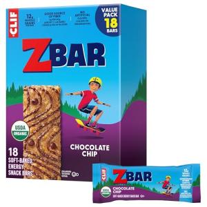 Zbar Chocolate Chip Energy Snack Bars (18 Pack)