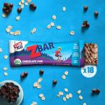 Zbar Chocolate Chip Energy Snack Bars (18 Pack)
