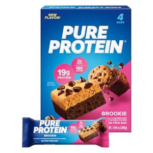 High Protein Brookie Protein Bars, Low Sugar