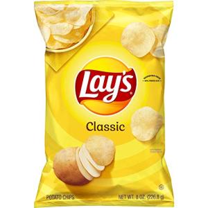 Lay's Classic Flavor Potato Chips, 8 Oz