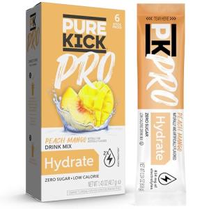 PEACH MANGO Pure Kick Electrolyte Drink Mix Pack