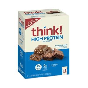 think! Brownie Crunch Protein Bars (12 Count)