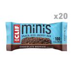 CLIF BAR Minis Chocolate Brownie Energy Snacks 20 Pack