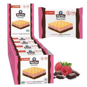 Raspberry Dark Chocolate Keto Wafer Cookies 16 Count