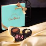 Vegan Dark Chocolate Truffles Gift Box - 9 Pieces