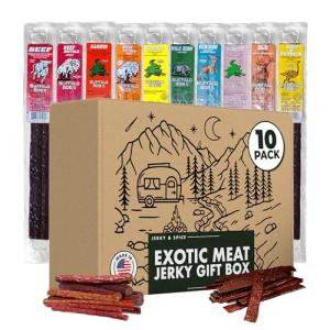Buffalo Bob's 10-Pack Exotic Jerky Gift Box