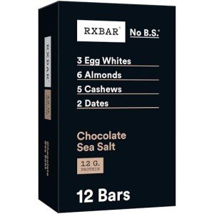 Chocolate Sea Salt RXBAR Protein Snack Bars (12)