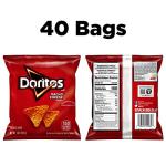 Nacho Cheese Doritos Tortilla Chips, 1 Ounce Pack